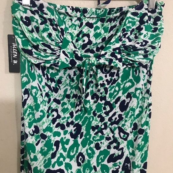 Allen B. Halter dress NWT summer spring removable straps size small soft cool - Picture 3 of 3